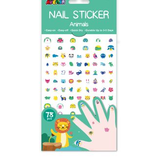 Avenir 4CE61TH6B5C839GS Avenir Small Nail Stickers - Jungle Animals
