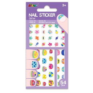 Avenir 61A38TH951DA8BGS Avenir Small Nail Stickers - Flower - Glitter