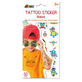 Avenir 72883TH7E77B30GS Avenir Tattoo Sticker - Robot