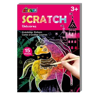 Avenir BBEF3THB329757GS Avenir Mini Scratch Book - Unicorns