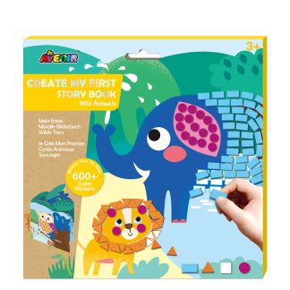 Avenir BC7E6TH95D824BGS Avenir Mosaic Art Junior Story Book - Wild Animals