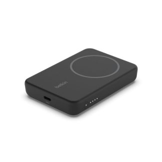 Belkin 0B053ES20F49EAGS Belkin BoostCharge Pro Magnetic Wireless Power Bank 5K + Stand Black