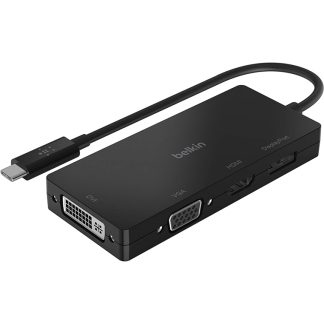 Belkin 55F0DHLB689508GS Belkin Avc003Btbk Usb-C To Hdmi Vga Dvi Display Port Adapter