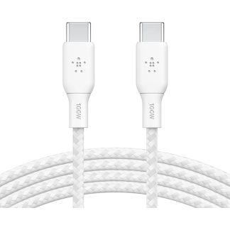 Belkin 8CB71ES89BCF2BGS Belkin Braided Usbc To C 2.0 100W Cable 2M White