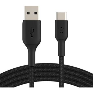 Belkin 3DB45ES9C63DEBGS Belkin Braided Usb-C To Usb-A Cable 2M Black