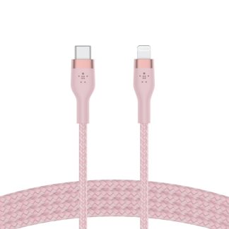 Belkin 194A3ESF19E18DGS Belkin Usb-C To Lighting, Braid Sil, 1M, Pink Magnetic Management