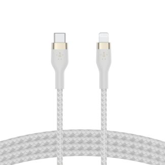 Belkin DF47AESEEFEB98GS Belkin Usb-C To Lighting, Braid Sil, 1M, White Magnetic Management