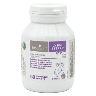 Bio Island 20FC3BE2FB7FADGS BIO ISLAND- LYSINE STEP UP FOR YOUTH 60 Tablets