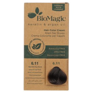 BioMagic 16907BE5CE39C0GS BioMagic Organic Hair Color Intense Ash Dark Blonde (6.11)