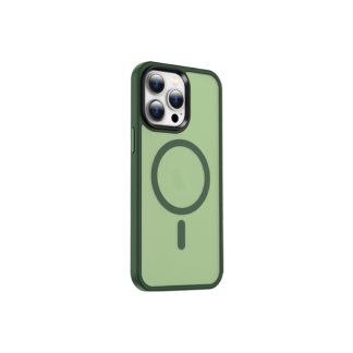 Blackdot AE808ES6908C50GS Blackdot Premium IPhone 14 PRO MAX Magnetic Fit Case, Translucent - DARK GREEN