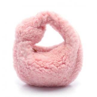 BOTTEGA VENETA 8A71CAC0900F90GS BOTTEGA VENETA mini The Jody Handbag shearling pink