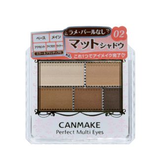 CANMAKE 9ECAFBE6DC04F1GS Canmake Perfect Multi Eyes #02 Urban Caramel