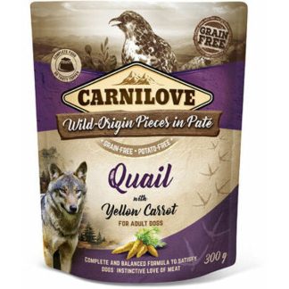 Carnilove Pate Quail with Yellow Carrot 300 g