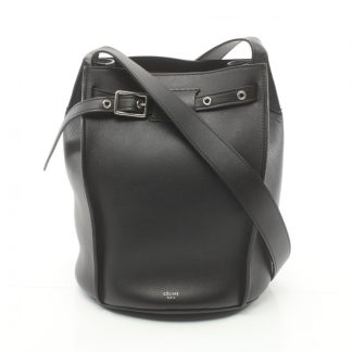 CELINE BC1F7AC430B2C0GS Celine big bag bucket Shoulder bag leather black