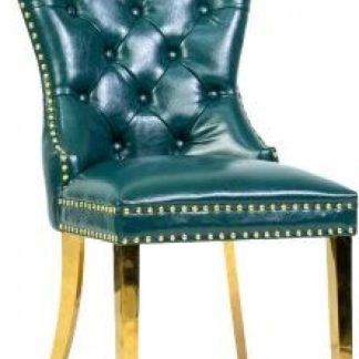 Choice Furniture 1E84EHL01D99DEGS Choice Furniture - Elizabeth Dining Chair (Emerald)
