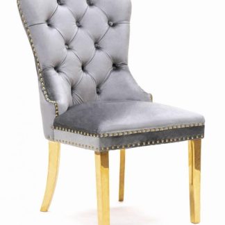 Choice Furniture 7F947HLB7DEF5BGS Choice Furniture - Elizabeth Dining Chair (Grey)