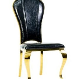 Choice Furniture A74DCHLDFEA1EFGS Choice Furniture - Goldeen Dining Chair (Black)