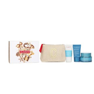 Clarins 33E22BE0D5638AGS CLARINS - Hydra Essentiel Set: 3pcs+1bag