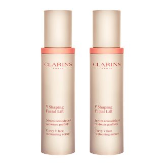Clarins DFE81BEB7167DEGS 2X Clarins V Shaping Facial Lift Curvy V Face Contouring Serum 50ml,1.6oz Anti-Age