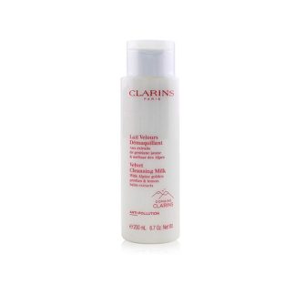 Clarins 1C55DBE53FC5C0GS CLARINS - Velvet Cleansing Milk with Alpine Golden Gentian & Lemon Balm Extracts 200ml/6.7oz