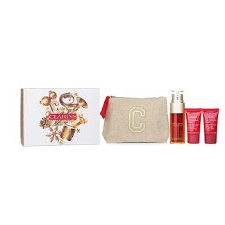 Clarins 523F2BEFF57B06GS CLARINS - Rituale Double Serum & Multi Intensive Set: 3pcs+1bag