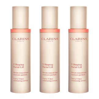 Clarins A82C6BEA7B4AF3GS 3X Clarins V Shaping Facial Lift Curvy V Face Contouring Serum 50ml,1.6oz Anti-Age