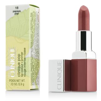 Clinique B1CC5BE54AA167GS CLINIQUE - Clinique Pop Lip Colour + Primer - # 18 Papaya Pop 3.9g/0.13oz.