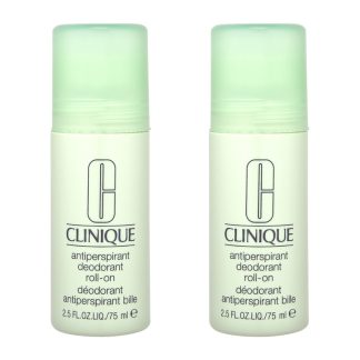Clinique 8734ABE280ABE3GS 2X Clinique Antiperspirant-Deodorant Roll-On 2.5oz, 75ml