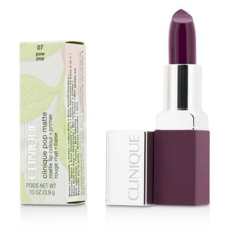 Clinique F3709BE62F2404GS CLINIQUE - Pop Matte Lip Colour + Primer - # 07 Pow Pop 3.9g/0.13oz