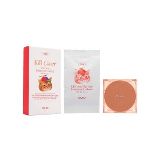 Clio 9751DBEA2A88F8GS Clio Upgraded Magic Ultimate Long Lasting Flawless Cushion Foundation (Koshort Limited Edition) #03 Natural Brightening