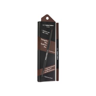 Cyber Colors 0869CBE0B42187GS Cyber Colors Triangular Slim Eyebrow Pen #02 Dark Brown