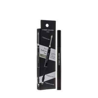 Cyber Colors 31FFFBEE4553CBGS Cyber Colors  3 in 1 Eye Brow Pen