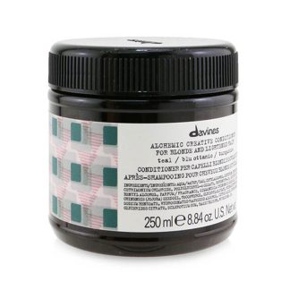 Davines 5A637BED7094BBGS DAVINES - Alchemic Creative Conditioner - # Teal (For Blonde and Lightened Hair) 250ml/8.84oz.