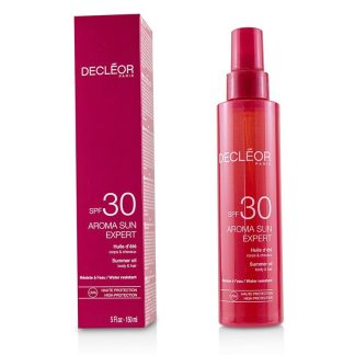 Decleor D3694BE636C37EGS DECLEOR - Aroma Sun Expert Summer Oil For Body & Hair SPF 30 150ml/5oz