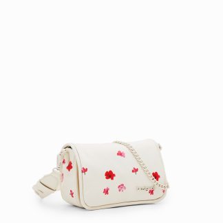 Desigual 81DD8ACE2E7E6FGS Desigual Woman S padded floral crossbody bag.