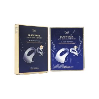 DR.G D9B12BEAD878FAGS Dr. G Black Snail Vita-Retinol Eye Mask (5pcs)