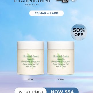 Elizabeth Arden A3015BE0FED35CGS Elizabeth Arden Green Tea Honey Drops Body Cream 500ml+500ml B1F1 Set