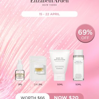 Elizabeth Arden ACAA8BE633B484GS Elizabeth Arden White Tea Skin Solutions Sampling Set