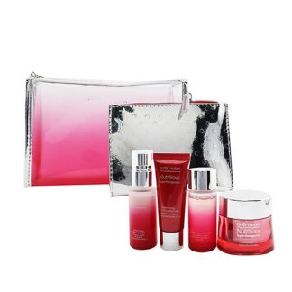 Estée Lauder 765BFBE1B08091GS ESTEE LAUDER - Nutritious Super-Pomegranate Reveal A Rosy Radiance Set: Moisture Creme+ Milky Lotion Light+ Lotion+ Cleansing Foam ... 4pcs+2bags