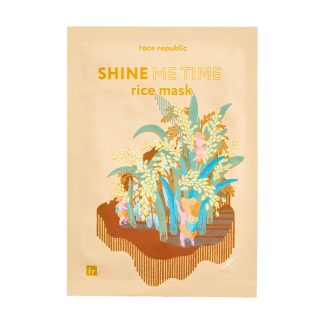 Face Republic 771FBBE7E8A491GS Face Republic Shine Me Time Rice Mask 23mL