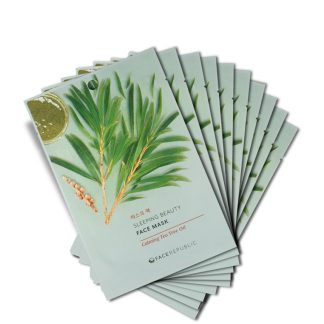 Face Republic 792B7BE939850BGS Face Republic Sleeping Beauty Face Mask Calming Tea Tree (10pcs)
