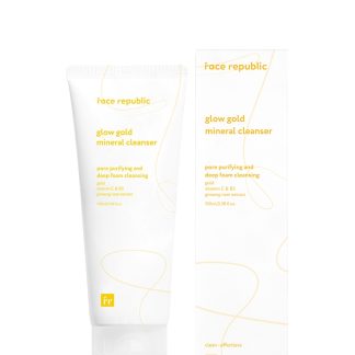 Face Republic A1E6EBEF9959CEGS Face Republic Glow Gold Mineral Cleanser 100mL [Oily, Combination Skin, Uneven / Vit C, Vit B3]