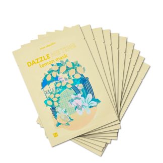 Face Republic DADD8BE2028A09GS Face Republic Dazzle Me Time Lemon Mask 23mL (10 pcs)