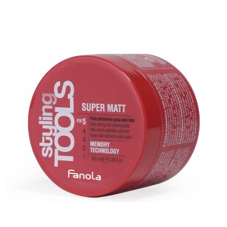 Fanola 8B3A9BE94AF68BGS Fanola Super Matt Extra Strong Shaping Matt Paste 100ml