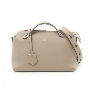 Fendi 48F54ACEF1A162GS Fendi BY THE WAY MEDIUM by the way Medium Handbag leather Gray beige 2WAY