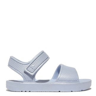 FitFlop C2F74KSA41BF01GS FitFlop IQUSHION Kids Toddler Pearlized Back-Strap Sandals - Skywash Blue (HE2-B12)