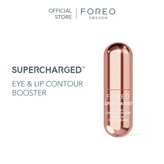 FOREO E3745BEED2D1C7GS FOREO  SUPERCHARGED Eye & Lip Contour Booster Serum - Niacinamide Serum -  Anti Aging Serum - Lip Plumping & Puffy Eyes Treatment - 3 x 3.5mL Capsules