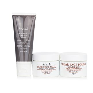 Fresh 8D669BEB847060GS FRESH - Do It All Face Mask Trio Set: 3pcs