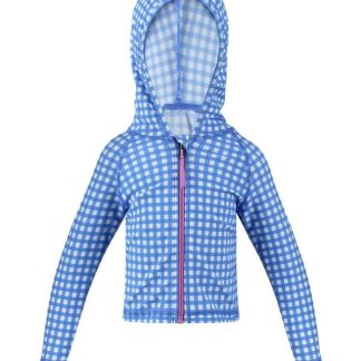 FUNFIT 29315KA1FAE749GS Junior Hoodie (Unisex) in Gingham Summer Print