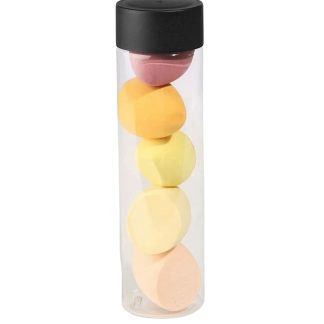 Glamorbit 58A5FBE3A9023FGS Glamorbit Warm Tone Beauty Sponge Make Up Blender 5 Pieces In A Bottle